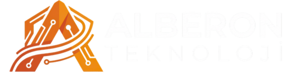 Alberon logo (beyaz)